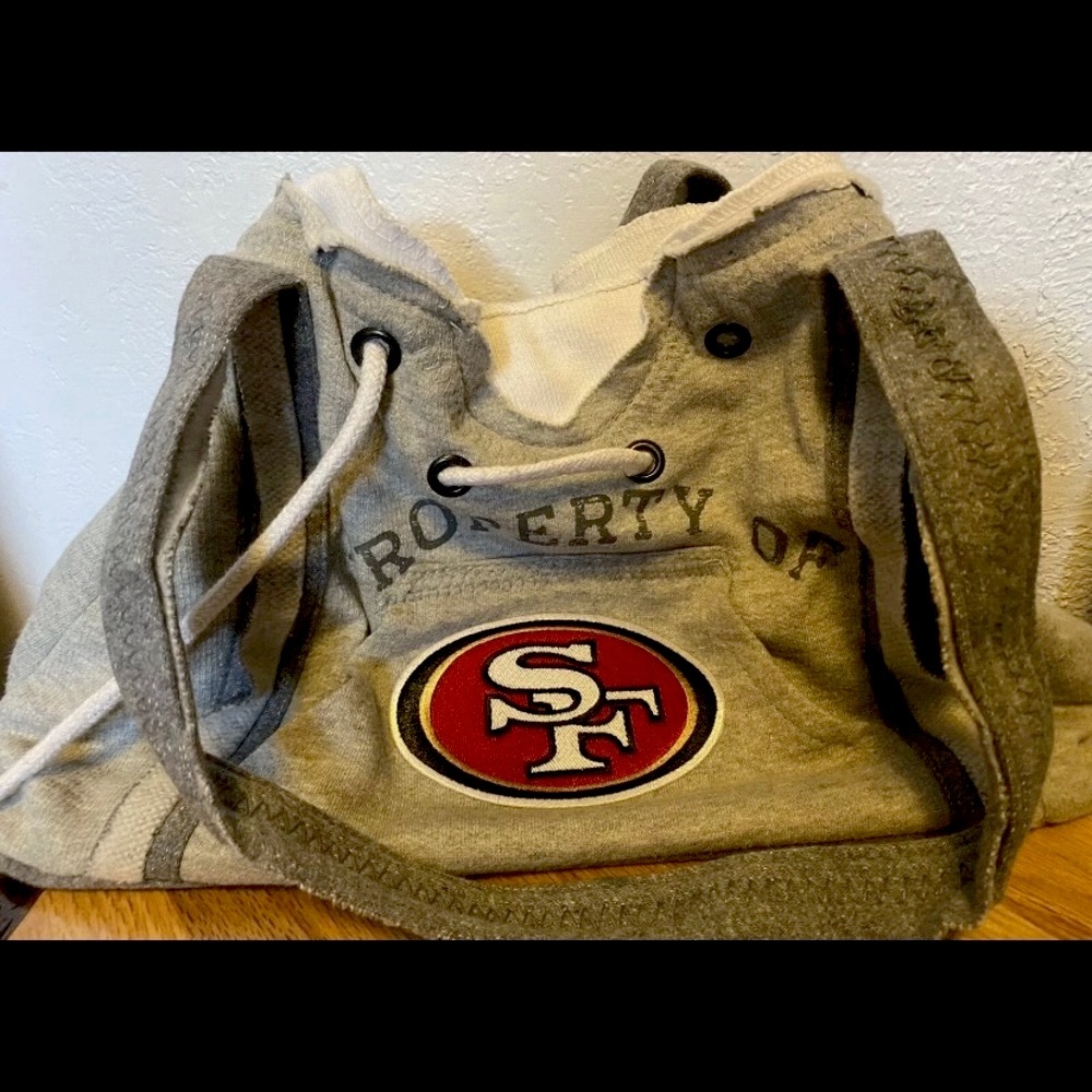 San Francisco 49er Sweatshirt/Hoodie Purse